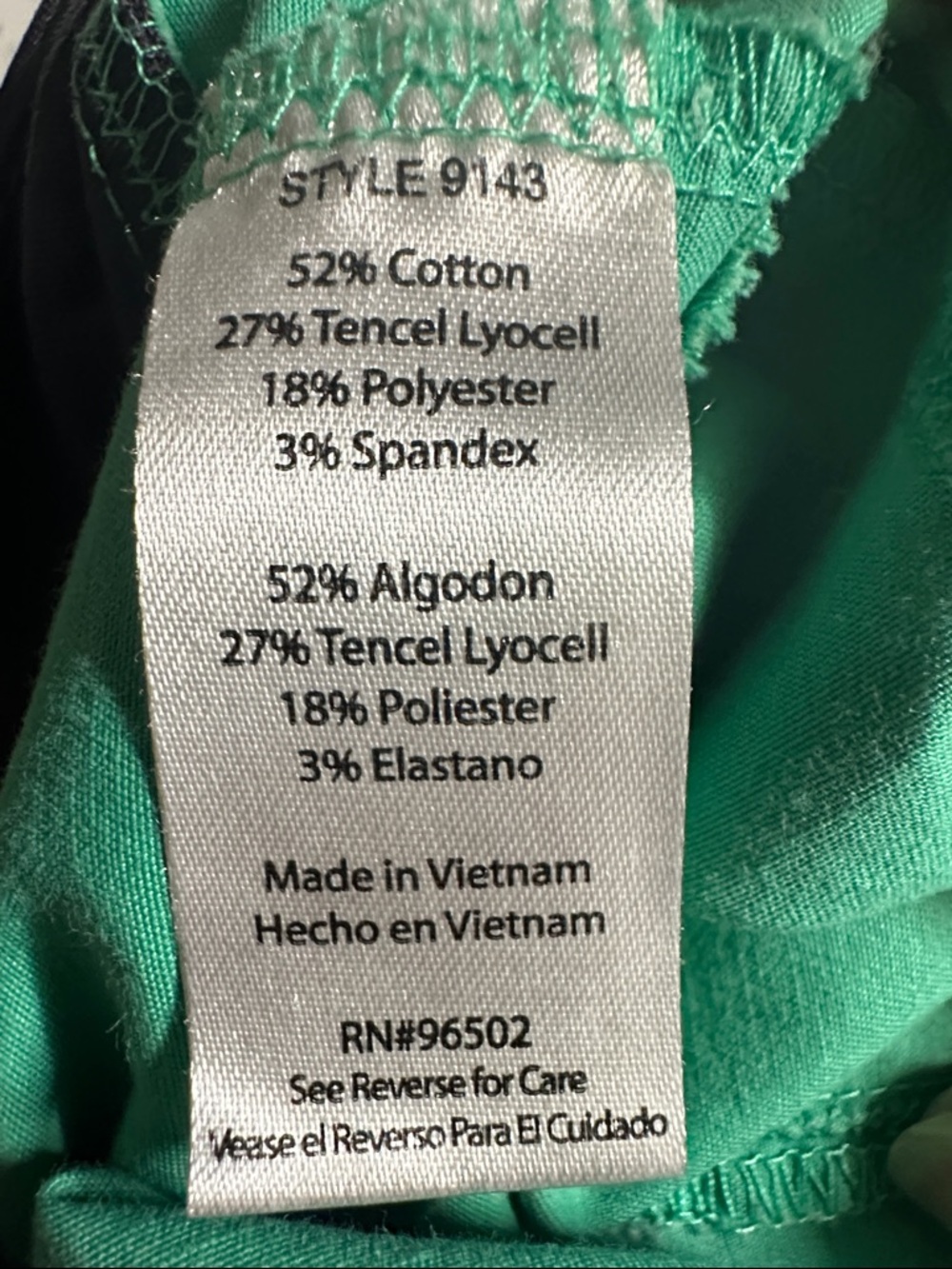 healing hands Teal Drawstring Utility Joggers with Black Waistband - Picture 7 of 7